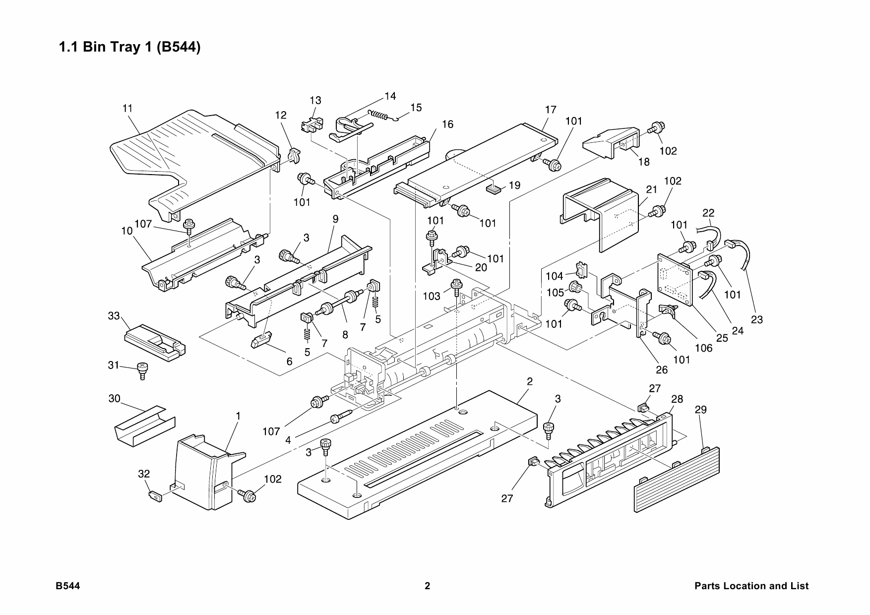 RICOH Options B544 PT330 Parts Catalog PDF download-2